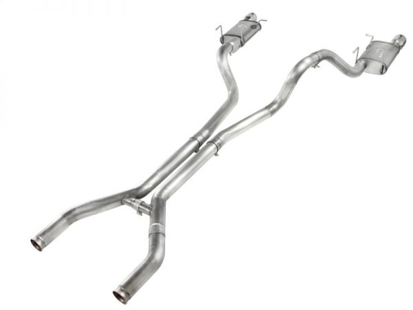 aFe MACHForce XP Cat-Back Exhaust 3in SS w/ Polished Tips 11-14 Ford Mustang GT V8 5.0L - Image 3