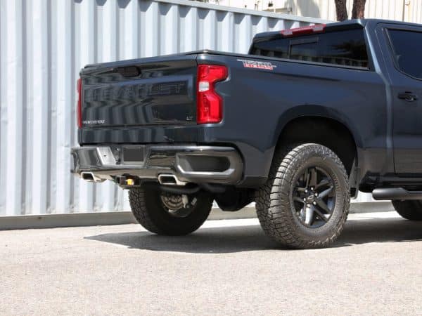 aFe Gemini XV 3in 304 SS Cat-Back Exhaust w/ Cutout 19-21 GM Silverado/Sierra 1500 V8 - Image 9
