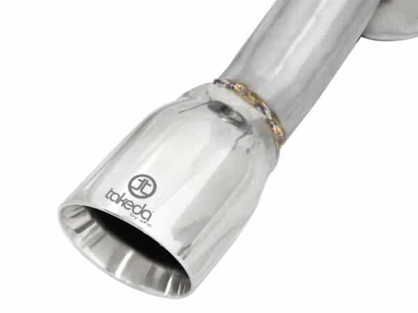 aFe POWER 07-08 Honda Fit L4-1.5L 2in. 304 SS Axle-Back Exhaust System - Image 4