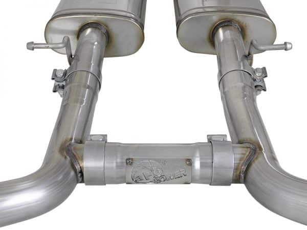 aFe MACH Force-Xp 2-1/2in 304 SS Cat-Back Exhaust 15-19 Dodge Challenger V6-3.6L - Raw Tip - Image 2