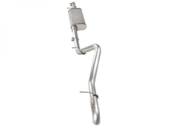 aFe MACHForce XP Exhaust Cat-Back 3in SS-409 Hi-Tuck inRBin 12-14 Jeep Wrangler Unlimited V6 4Dr - Image 4