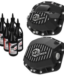 aFe Pro Series Front/Rear Diff Cover Kit w/ Oil 2018+ Jeep Wrangler (JL) 2018 3.6L (Dana M186/M220)