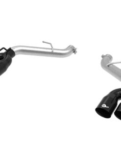 aFe POWER MACH Force-Xp 3in Axle-Back Exhaust 16-20 Chevrolet Camaro SS V8 6.2L w/o Mufflers - Black