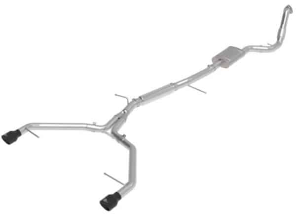 aFe 17-19 Audi A4 (B9) MACH Force-Xp 3in to 2.5in 304 SS Cat-Back Exhaust System-Dual SS Tips - Image 4