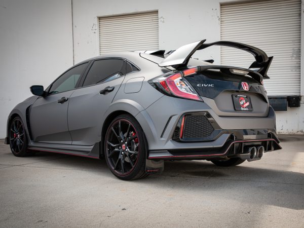 aFe Takeda 2.5in 304SS Axle-Back Exhaust System 17-19 Honda Civic Type R L4-2.0L (t) - Polished Tip - Image 3