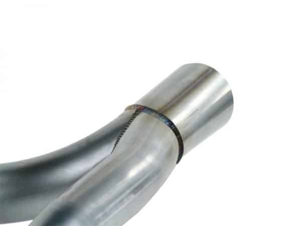 aFe Twisted Steel Delete Down-Pipe and Y-Pipe 2 to 2-1/2in Alum Steel Exhaust 12-16 Jeep Wrangler - Image 6
