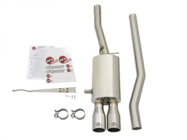 aFe MACHForce XP Exhausts Cat-Back SS-304 14-17 Mini Cooper S Hardtop 2-Door w/ Polished Tips - Image 7