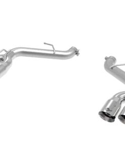 aFe POWER MACH Force-Xp 3in Axle-Back Exhaust 16-20 Chevy Camaro SS V8 6.2L w/o Mufflers - Polished