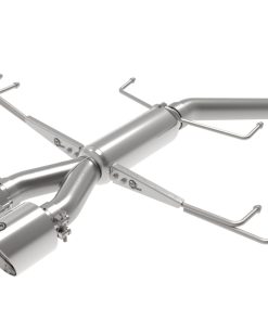 aFe Takeda 2.5in 304SS Axle-Back Exhaust System 17-19 Honda Civic Type R L4-2.0L (t) - Polished Tip