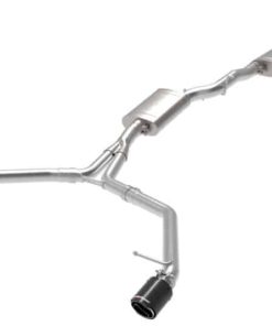 Alternative view of afe MACH Force-Xp 13-16 Audi Allroad L4 SS Cat-Back Exhaust w/ Carbon Tips