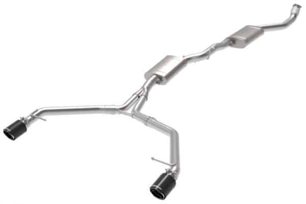 afe MACH Force-Xp 13-16 Audi Allroad L4 SS Cat-Back Exhaust w/ Carbon Tips - Image 2