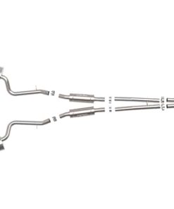 Alternative view of aFe POWER Takeda 16-17 Lexus IS200t L4-2.0L (t) 2.5in-3in 304 SS CB Exhaust w/ Blue Tip