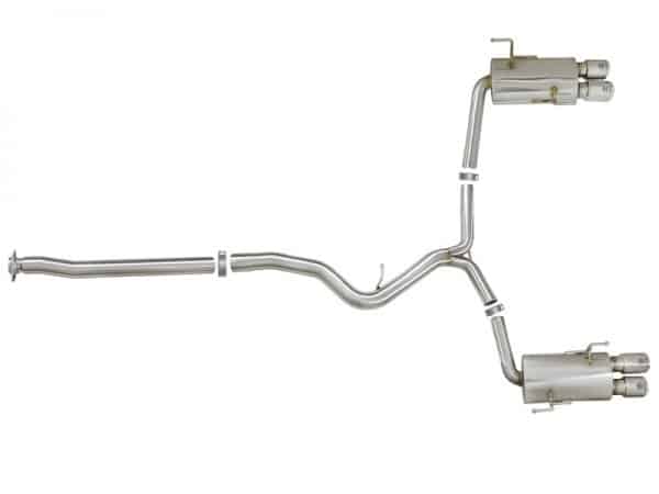 aFe Takeda 3in SS Exhaust Cat-Back 15-16 Subaru WRX/STI 2.0L/2.5L Polished Tips - Image 7