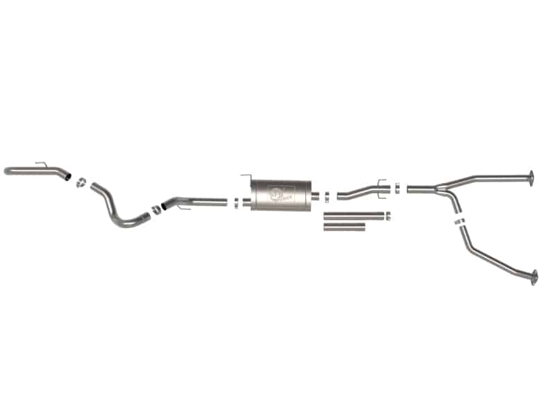 aFe 2022 Toyota Tundra V6-3.5L (tt) Apollo GT Series Hi-Tuck 2.5in to 3in 409 SS Cat-Back Exhaust - Image 2