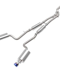 aFe POWER Takeda 16-17 Lexus IS200t L4-2.0L (t) 2.5in-3in 304 SS CB Exhaust w/ Blue Tip