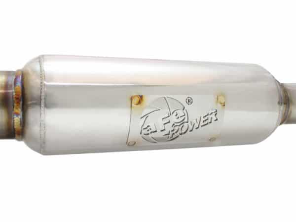 aFe 11-16 Scion TC L4-2.5L 304SS 2-1/4in to 2-1/2in Axle-Back Takeda Exhaust w/ Polished Tip - Image 5