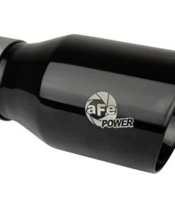 Alternative view of aFe 20-21 Jeep Wrangler Large Bore-HD 3in 304 Stainless Steel DPF-Back Exhaust System - Black Tip