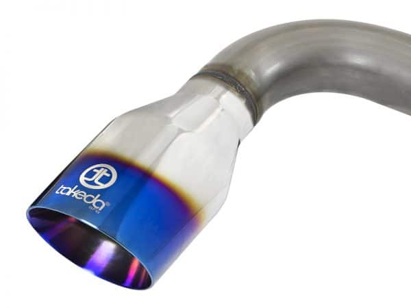 aFe Takeda 304SS Cat-Back Exhaust w/Blue Flame Tips 2018 Hyundai Elantra GT Sport I4 1.6L (t) - Image 3