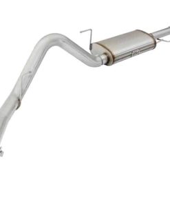 aFe MACHForce XP SS Exhaust 3in to 3.5in Cat-Back w/ Polished Tip 15 Ford F-150 EcoBoost V6 2.7/3.5L