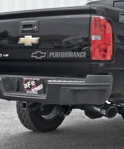 Alternative view of aFe MACH Force-Xp 3.0in 304 SS Cat-Back Exhaust w/ Black Tip 17-18 GM Colorado/Canyon