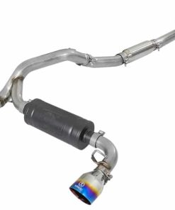 aFe Takeda 3in 304 SS Cat-Back Exhaust System w/ Blue Flame Tip 16-18 Ford Focus RS I4-2.3L (t)