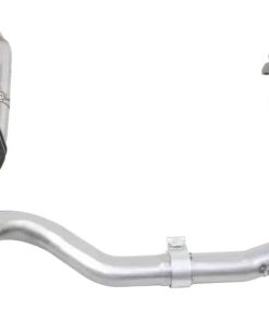 aFe Twisted Steel Delete Down-Pipe and Y-Pipe 2 to 2-1/2in Alum Steel Exhaust 12-16 Jeep Wrangler