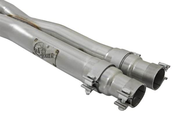 aFe MACHForce XP 3in 304 SS Sport Tone Cat-Back w/ Black Tips 15-17 Ford Mustang V6-3.7L/V8-5.0L - Image 6