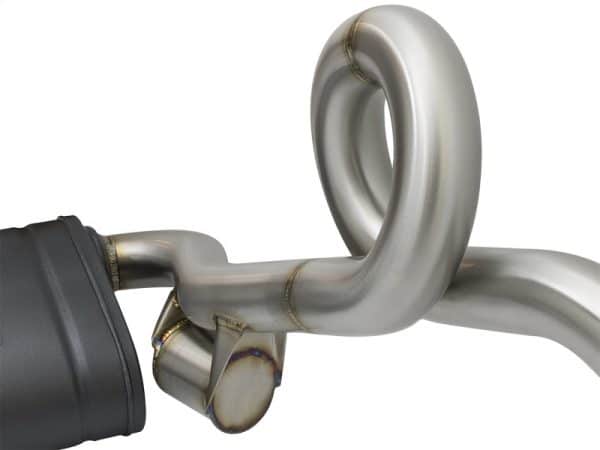 aFe MACHForce-Xp 2in 304 SS Cat-Back Exhaust w/Polished Tips 13-16 Porsche Boxster/Cayman 2.7L/3.4L - Image 3