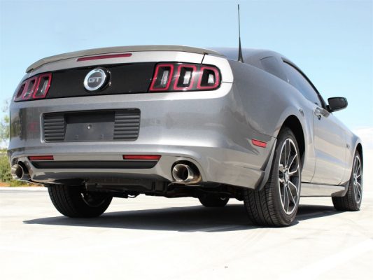 Alternative view of aFe MACHForce XP Exhaust 11-14 Ford Mustang GT V8-5.0L 3in. Stainless Steel Axle-Back w/Black Tips