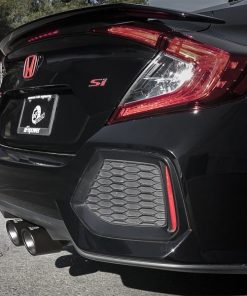 Alternative view of aFe Takeda 3in 304 SS Cat-Back Exhaust System w/ Black Tips 2017+ Honda Civic Si (4dr) I4 1.5L (t)