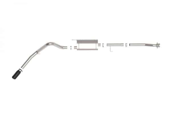 aFe Apollo GT 3in 409 SS Cat-Back Exhaust 2021 Ford F-150 V6 2.7L/3.5L (tt)/V8 5.0L w/ Black Tips - Image 2