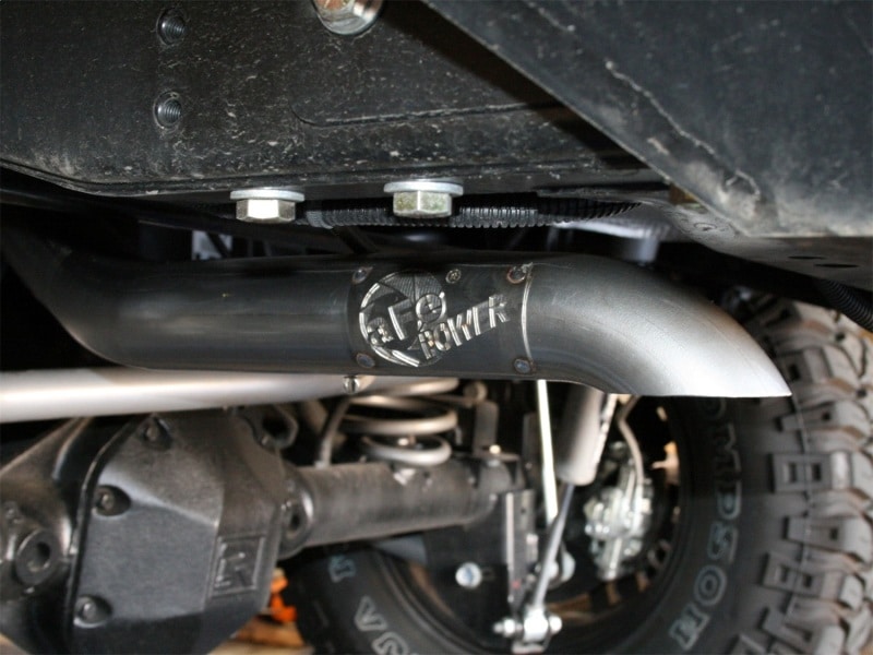 aFe MACH Force-Xp 2-1/2in 409 Stainless Steel Cat-Back Exhaust Jeep Wrangler 07-11 V6-3.8L (4dr) - Image 2