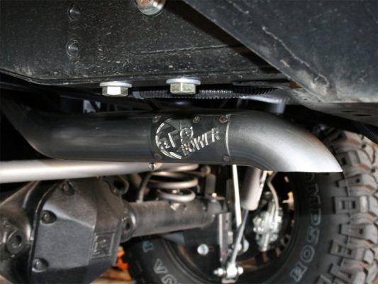 Alternative view of aFe MACHForce XP EXH Cast-Back RB Exhaust 12 Jeep Wrangler V6 3.6L