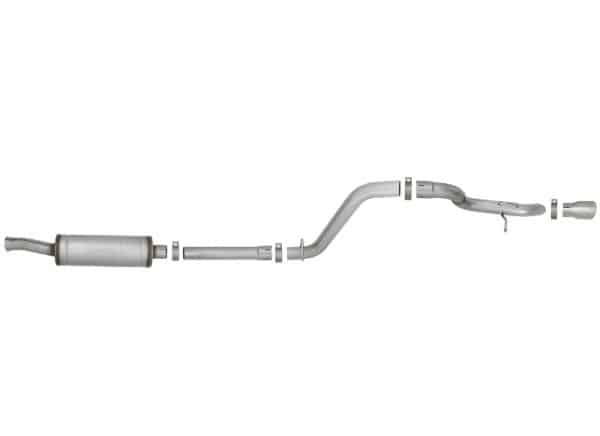 aFe MACH Force-Xp 2.5in 409SS Axle-Back Hi-Tuck Exh Sys w/ Pol Tip 18-20 Jeep Wrangler (JL) V6 3.6L - Image 6