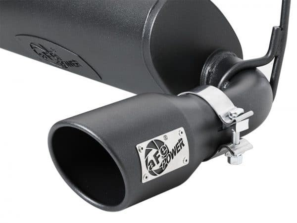 aFe Rebel Series 2.5in 409 SS Cat-Back Exhaust System w/ Black Tips Jeep Wrangler (JL) 2018 V6 3.6L - Image 3