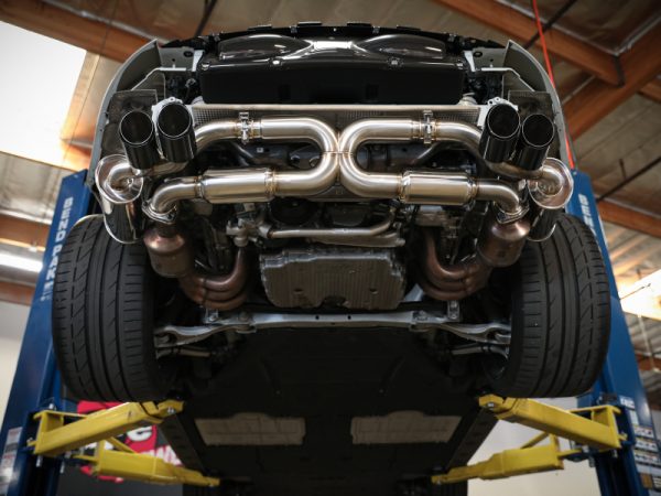 aFe MACHForce XP 12-16 Porsche 911 Carrera H6-3.8L SS-304 Cat-Back Exhaust w/Carbon Fiber Tips - Image 5