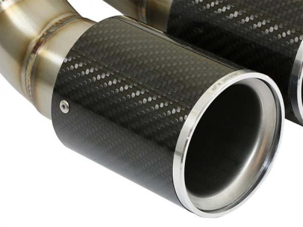 aFe Power 13-14 Porsche Cayman S / Boxster S Carbon Fiber Exhaust Tip Upgrade - Image 3