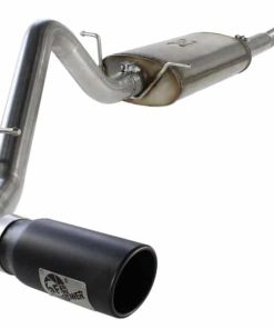 Alternative view of aFe MACHForce XP Exh CB, GM Silverado/Sierra 1500 2014 V*-5.3/6.2L Black tip