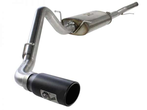 aFe MACHForce XP Exh CB, GM Silverado/Sierra 1500 2014 V*-5.3/6.2L Black tip - Image 2