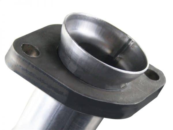 aFe Twisted Steel Delete Down-Pipe and Y-Pipe 2 to 2-1/2in Alum Steel Exhaust 12-16 Jeep Wrangler - Image 7