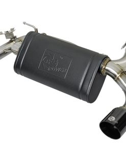 aFe MACHForce XP 16-17 BMW 340i/iX 440i/iX L6-3.0L (t) SS Axle-Back Exhaust w/Black Tip