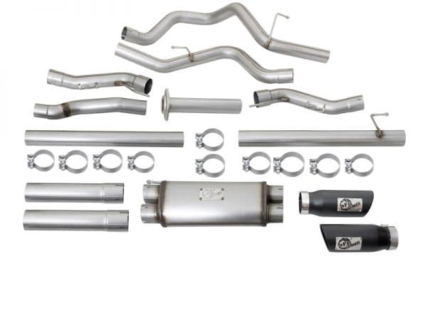 aFe MACHForce XP 3in 409-SS Exhaust Cat-Back 2017 Ford F-150 Raptor V6-3.5L (tt) w/ Black Tip - Image 9
