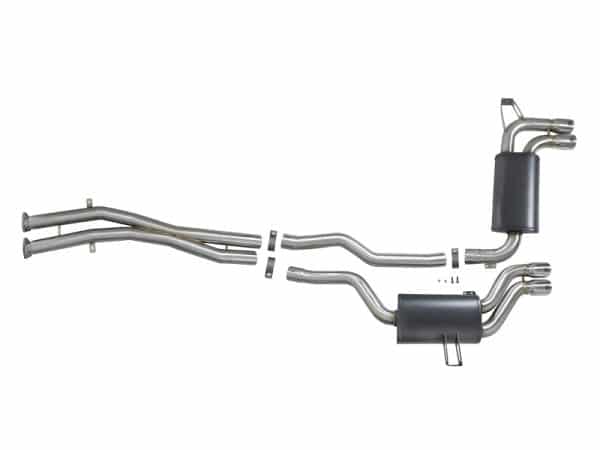 aFe MACH Force-Xp 2.5in 304 SS Cat-Back Exhaust w/ Polished Tips 01-06 BMW M3 - Image 5