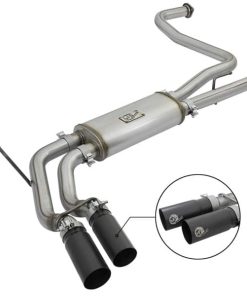 aFe Rebel Series 3in 409 SS Cat-Back Exhaust w/ Black Tips 04-15 Nissan Titan V8 5.6L