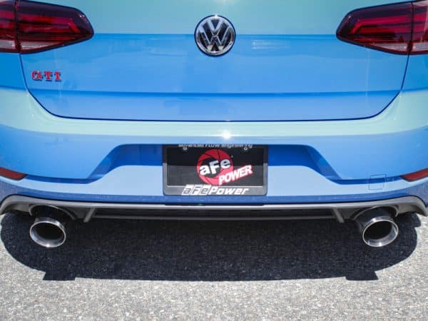 aFe 18-20 VW GTI (MK7.5) 2.0L MACH Force-Xp 3in to 2.5in 304 SS Axle-Back Exhaust System- Pol. Tips - Image 2