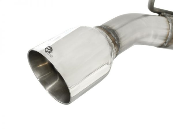 aFe MACHForce XP Exhaust 2.5in Stainless Steel CB/10-13 Chevy Camaro V6-3.6L (td) (polished tip) - Image 3