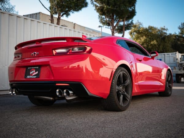 aFe POWER MACH Force-Xp 3in Axle-Back 16-21 Chevrolet Camaro SS V8 6.2L w/Mufflers - Polished - Image 3