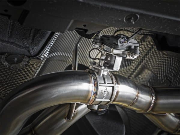 aFe MACH Force-Xp 2-1/2in SS Axle Back Exhaust w/Polished Tips 15+ BMW M3/M4 (F80/F82) L6 3.0L (tt) - Image 3