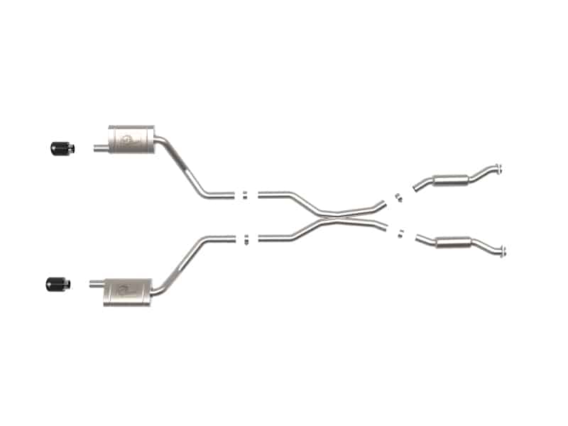 aFe 11-21 Dodge Durango V6-3.6L / V8-5.7L MACH Force-Xp 304 SS Cat-Back Exhaust System w/ Black Tip - Image 2