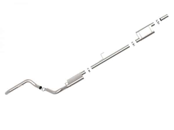 aFe +20 Jeep Gladiator MACH Force-Xp 3 IN 409 Stainless Steel Cat-Back Hi-Tuck Cat-Back - Image 4